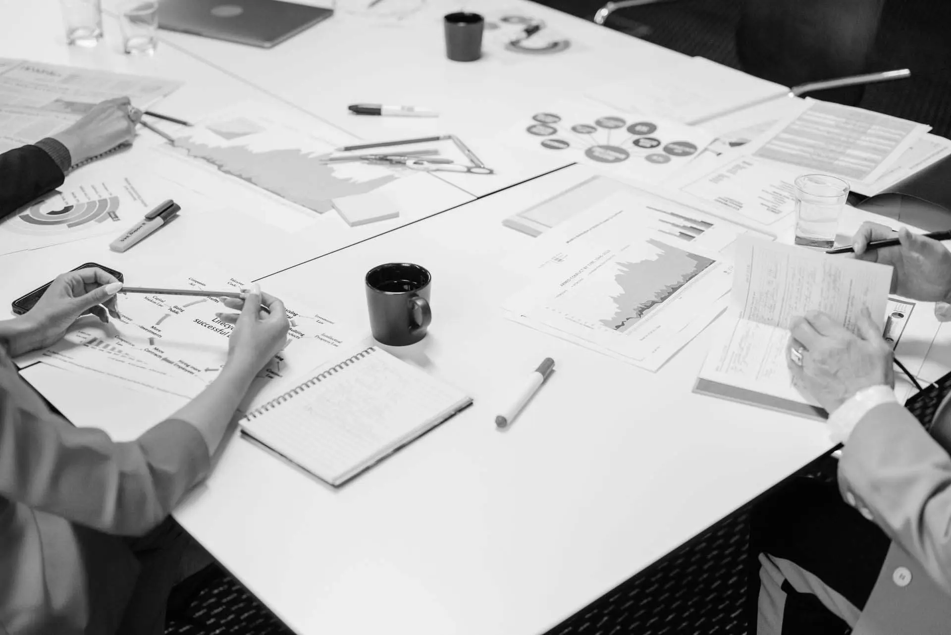 marketing strategist reviewing campaign results for a Naples business